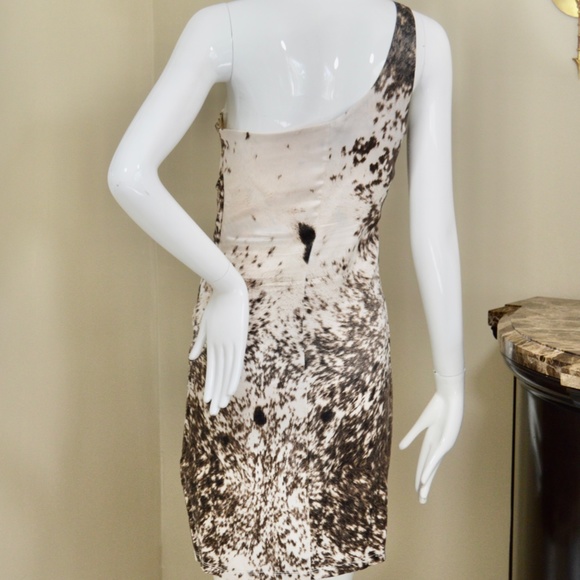 🇮🇹 2000s Collection  ROBERTO CAVALLI  Silk Snow Leopard Pattern Dress  size 2 - Picture 6 of 16